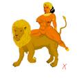 Goddess Qadesh with Lion