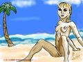 Beach Babe sketch