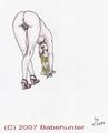 beachbabe 16 inked Derwent colored
