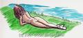 toon Babe at water