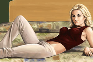 Nude Elisha Cuthbert Cartoon 1