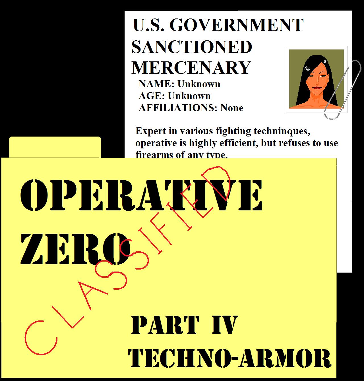 Operative Zero Comics 3 - Part 4 - Cover