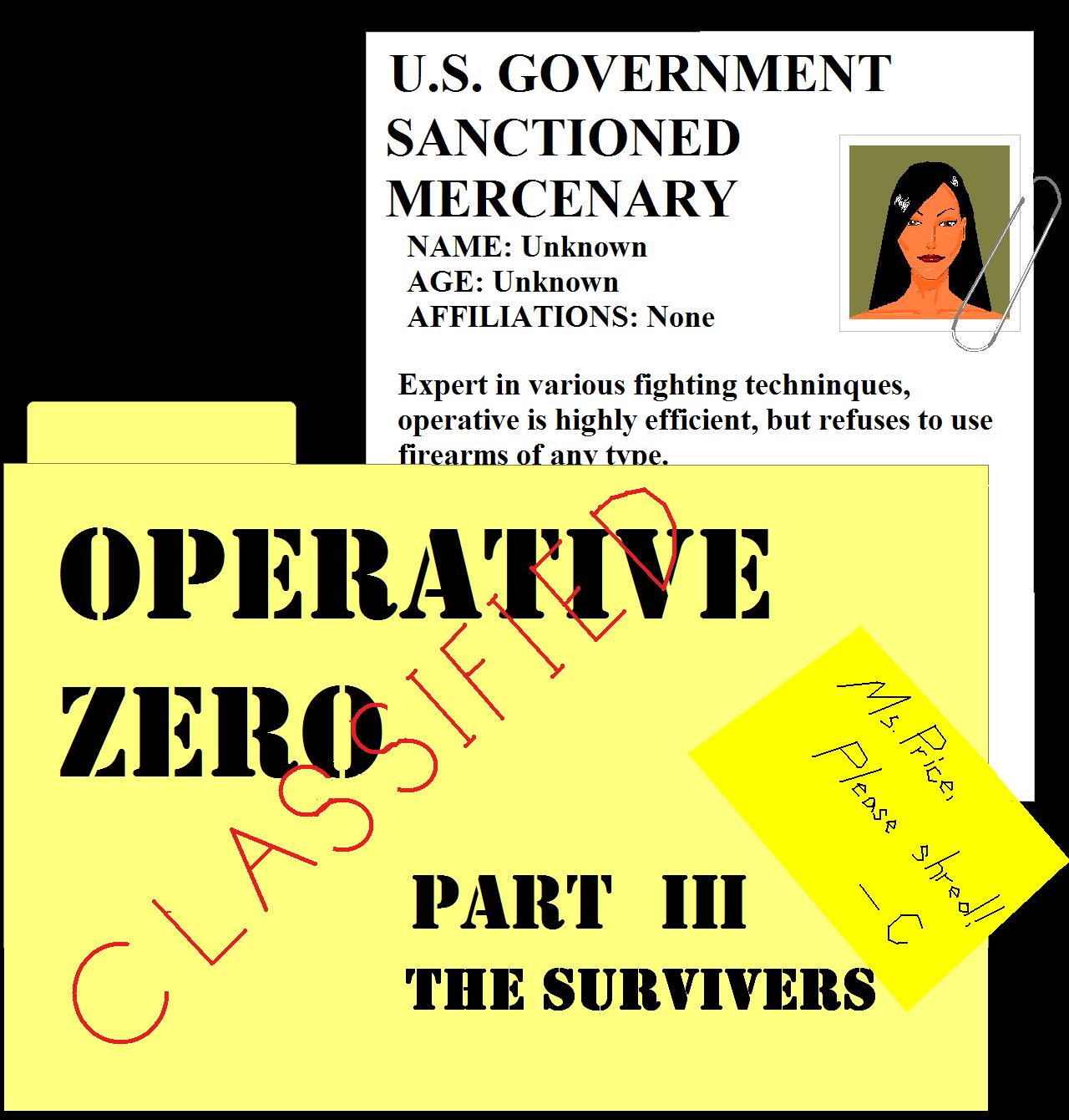 Operative Zero Comics 5 - Part 3 - Cover