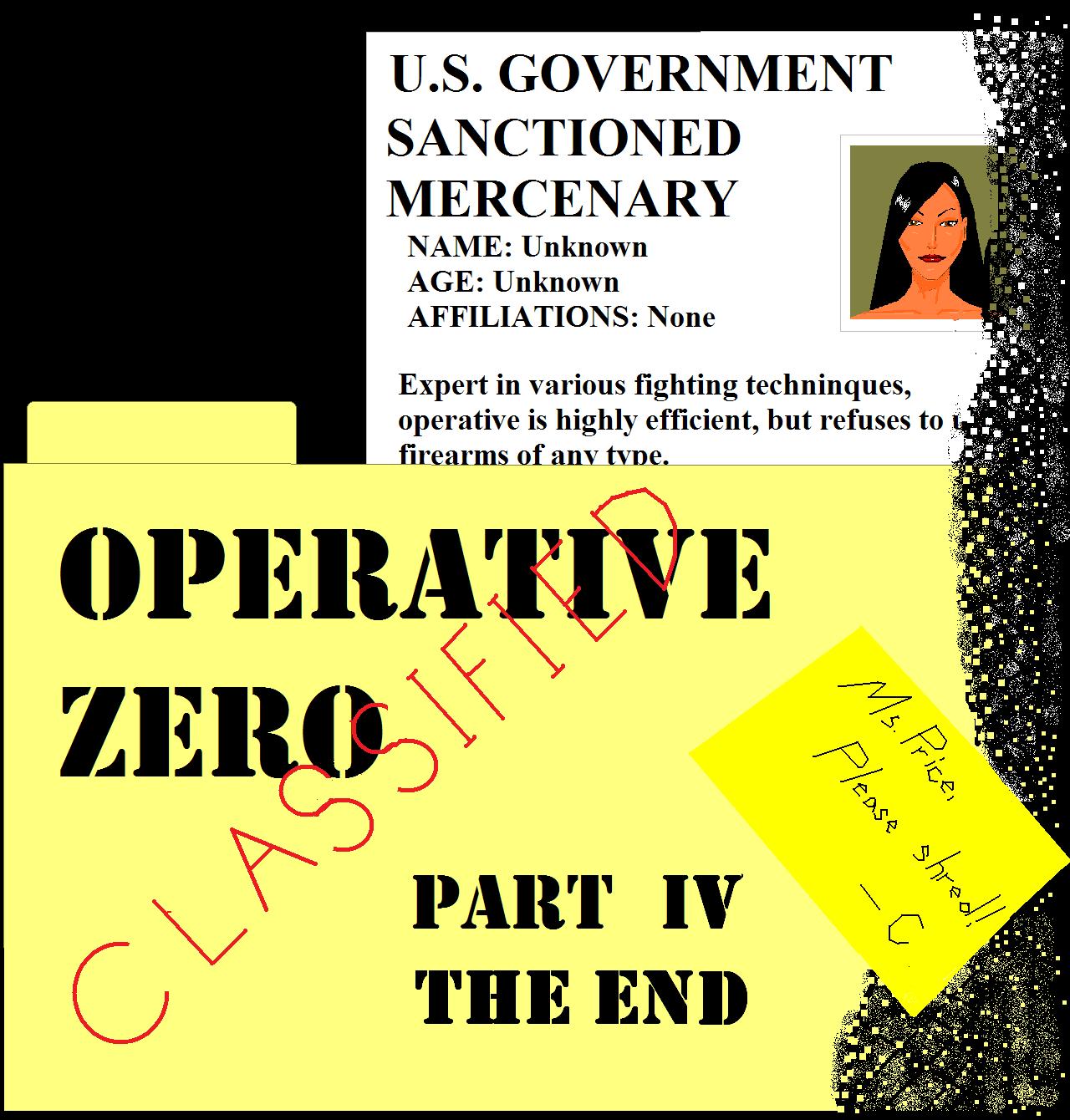 Operative Zero Comics 5 - Part 4 - Cover