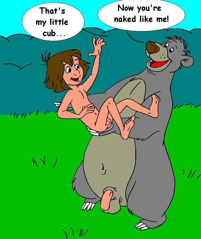 The jungle book naked.
