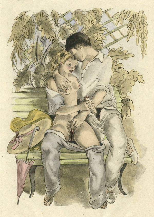 Vintage Erotic Illustrations Pretty Transexual