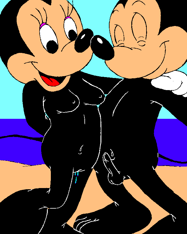 Mickey and minnie mouse sex.