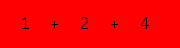 enter the sum of these 3 numbers