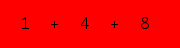 enter the sum of these 3 numbers