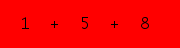 enter the sum of these 3 numbers