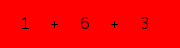 enter the sum of these 3 numbers