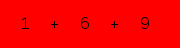 enter the sum of these 3 numbers