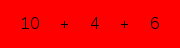 enter the sum of these 3 numbers