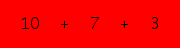 enter the sum of these 3 numbers