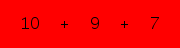 enter the sum of these 3 numbers