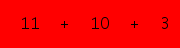 enter the sum of these 3 numbers