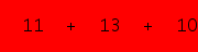 enter the sum of these 3 numbers