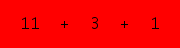 enter the sum of these 3 numbers