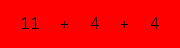 enter the sum of these 3 numbers