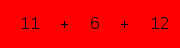 enter the sum of these 3 numbers
