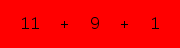 enter the sum of these 3 numbers