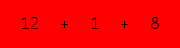 enter the sum of these 3 numbers