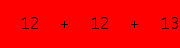 enter the sum of these 3 numbers