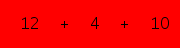 enter the sum of these 3 numbers