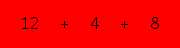 enter the sum of these 3 numbers