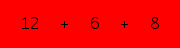 enter the sum of these 3 numbers