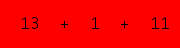 enter the sum of these 3 numbers