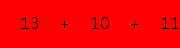 enter the sum of these 3 numbers