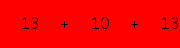 enter the sum of these 3 numbers
