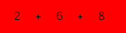 enter the sum of these 3 numbers