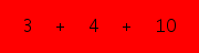 enter the sum of these 3 numbers
