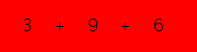 enter the sum of these 3 numbers