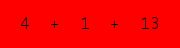 enter the sum of these 3 numbers