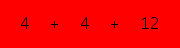 enter the sum of these 3 numbers
