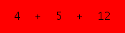 enter the sum of these 3 numbers