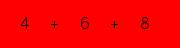 enter the sum of these 3 numbers
