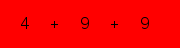 enter the sum of these 3 numbers