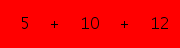 enter the sum of these 3 numbers