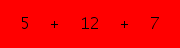 enter the sum of these 3 numbers