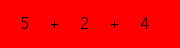 enter the sum of these 3 numbers