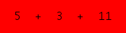 enter the sum of these 3 numbers
