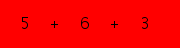 enter the sum of these 3 numbers