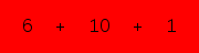 enter the sum of these 3 numbers