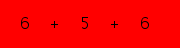enter the sum of these 3 numbers