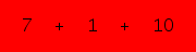 enter the sum of these 3 numbers
