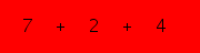 enter the sum of these 3 numbers